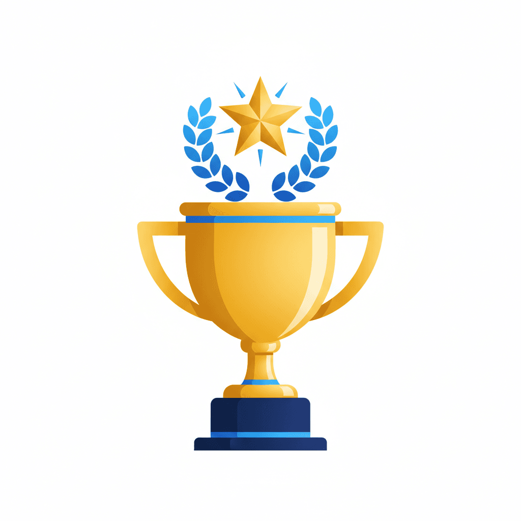 Trophée symbolisant le taux de réussite